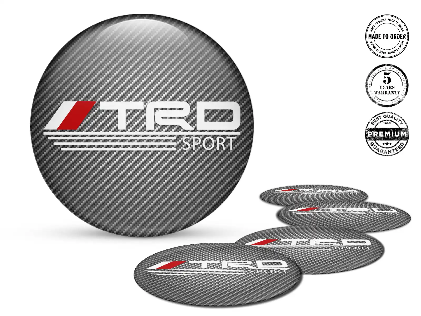 Toyota TRD Radplaketten Sportlich Temporal Thrust Wave